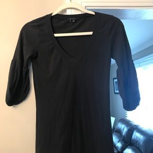 THEORY soft black t shirt size P -fits like a S